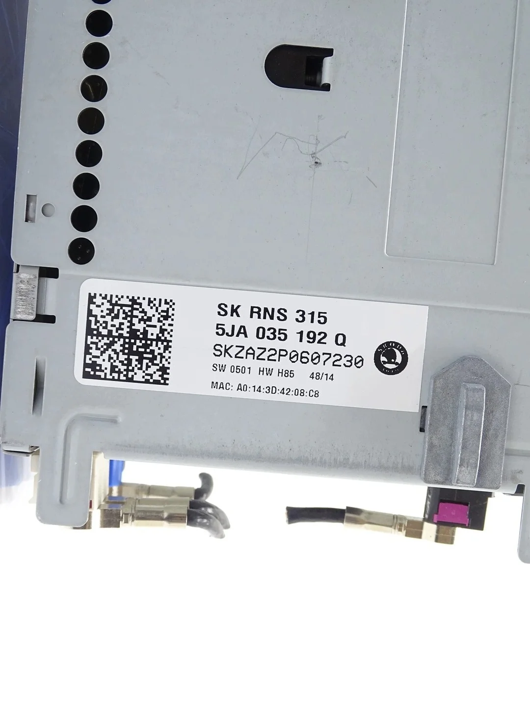 Radio CD Navi Skoda Rapid 5JA035192Q image 7