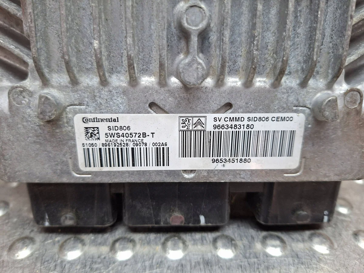 Engine Control Unit 9653451880 Peugeot Citroen 1.4 HDI
