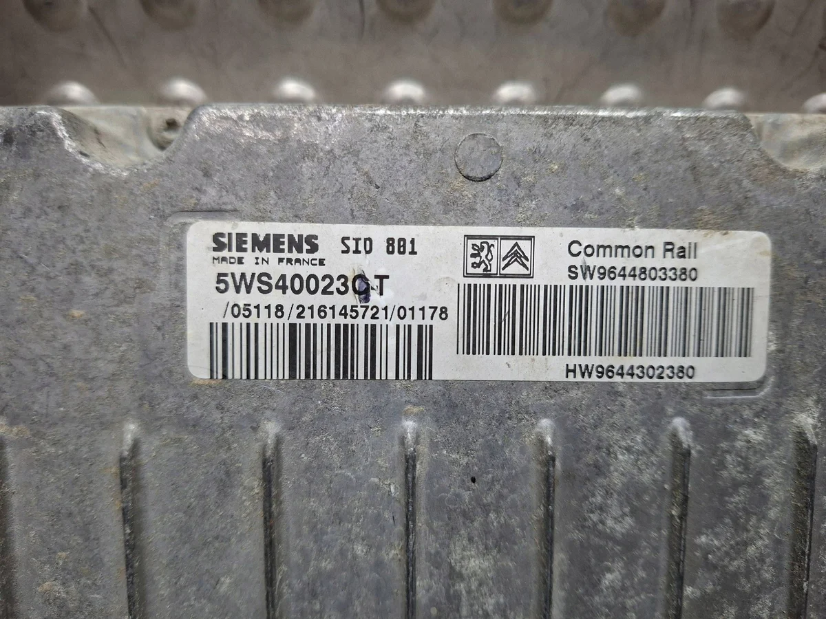 Engine Control Unit 9644302380 Peugeot Citroen
