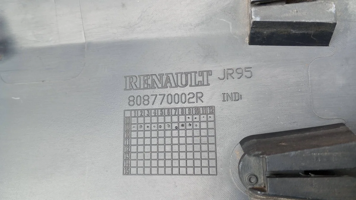 Renault Scenic III Leiste Tür Links Vorne Gebraucht image 5