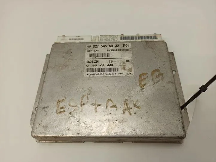 Module ABS Mercedes-Benz Classe A W168 0265109449