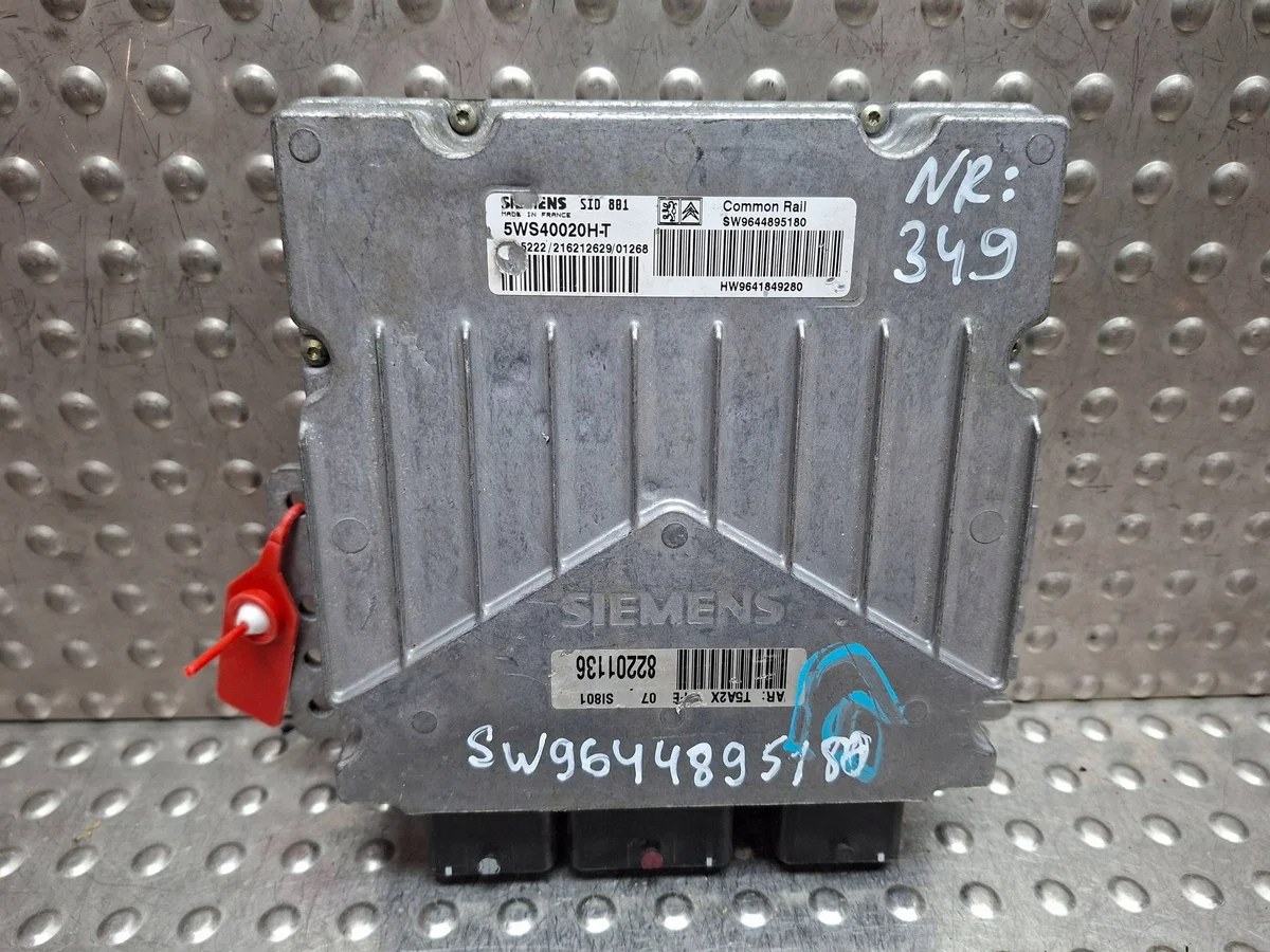 Steuergerät Motor 5WS40020HT 9644895180