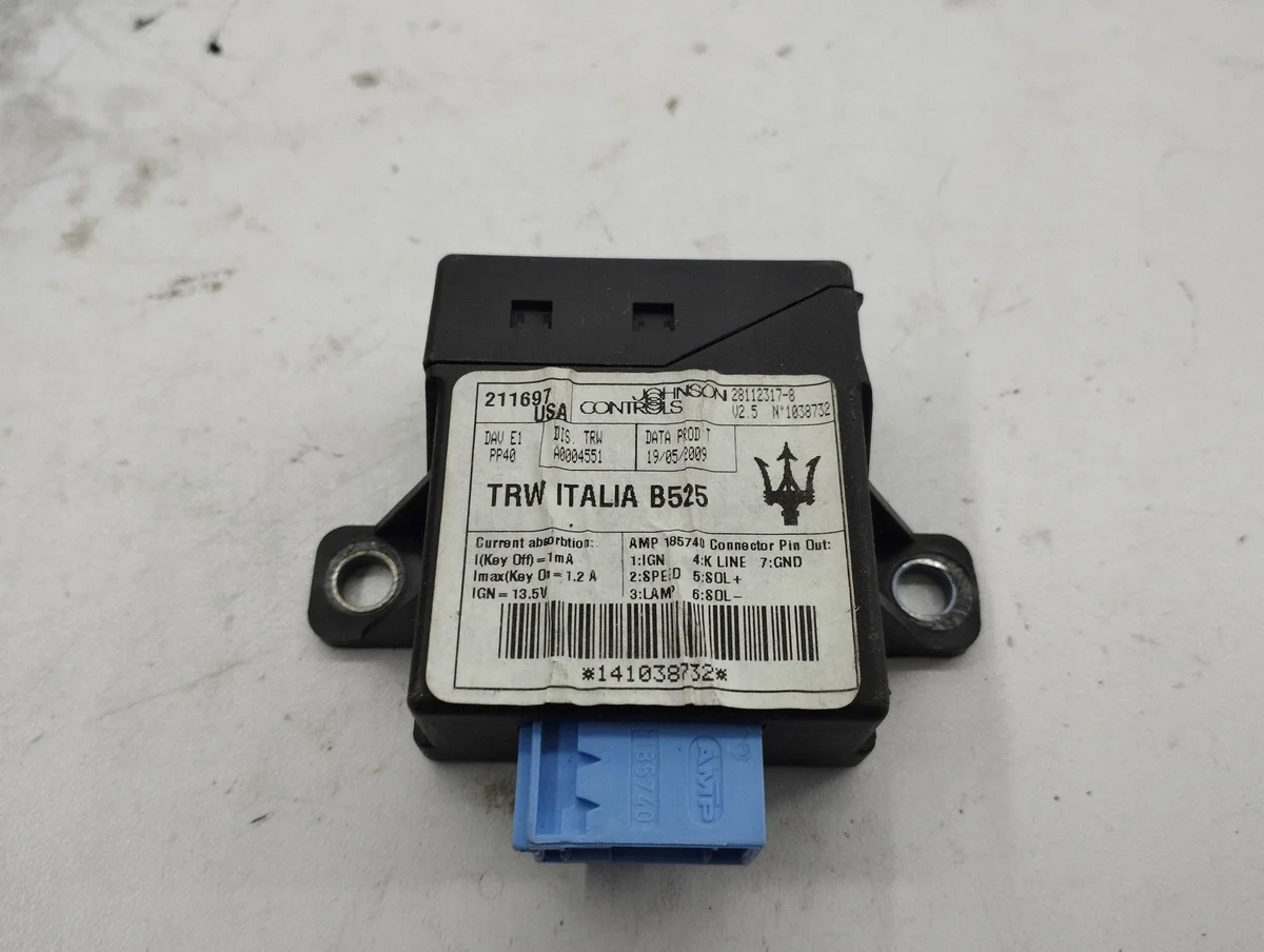 Maserati Quattroporte 2010 Módulo ECU 28112317