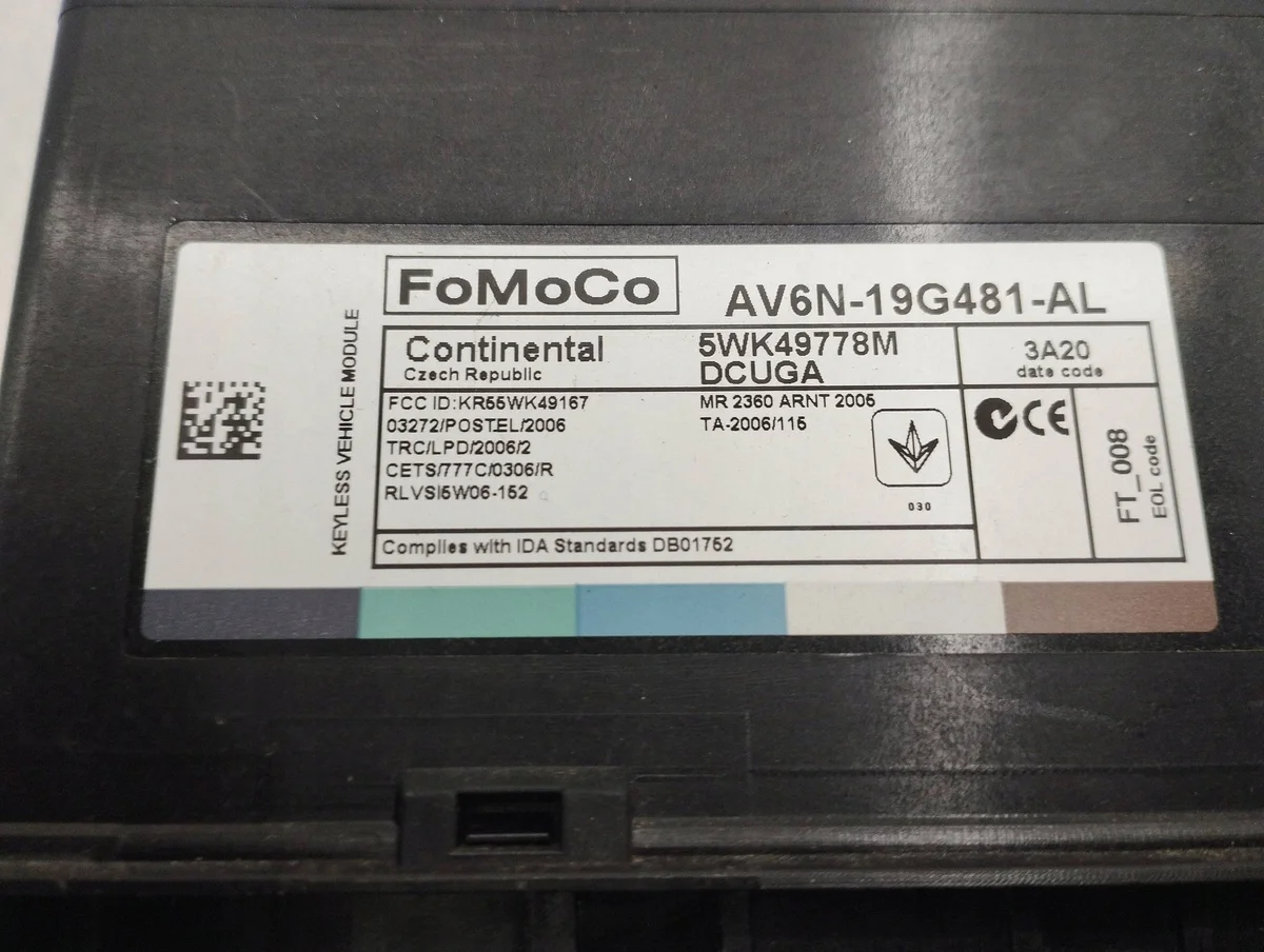 Ford C-MAX II 2013 Computer Module AV6N19G481AL image 6