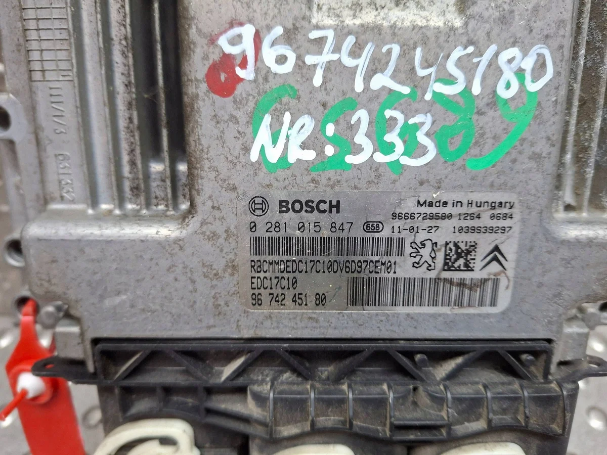 Engine Control Unit 0281015847 for Peugeot Citroen
