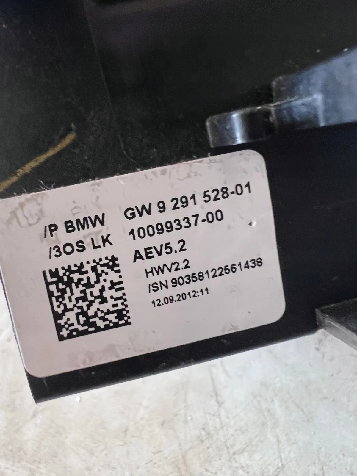 BMW 7 F01 F02 F03 F04 Wählhebel 10091824 image 9