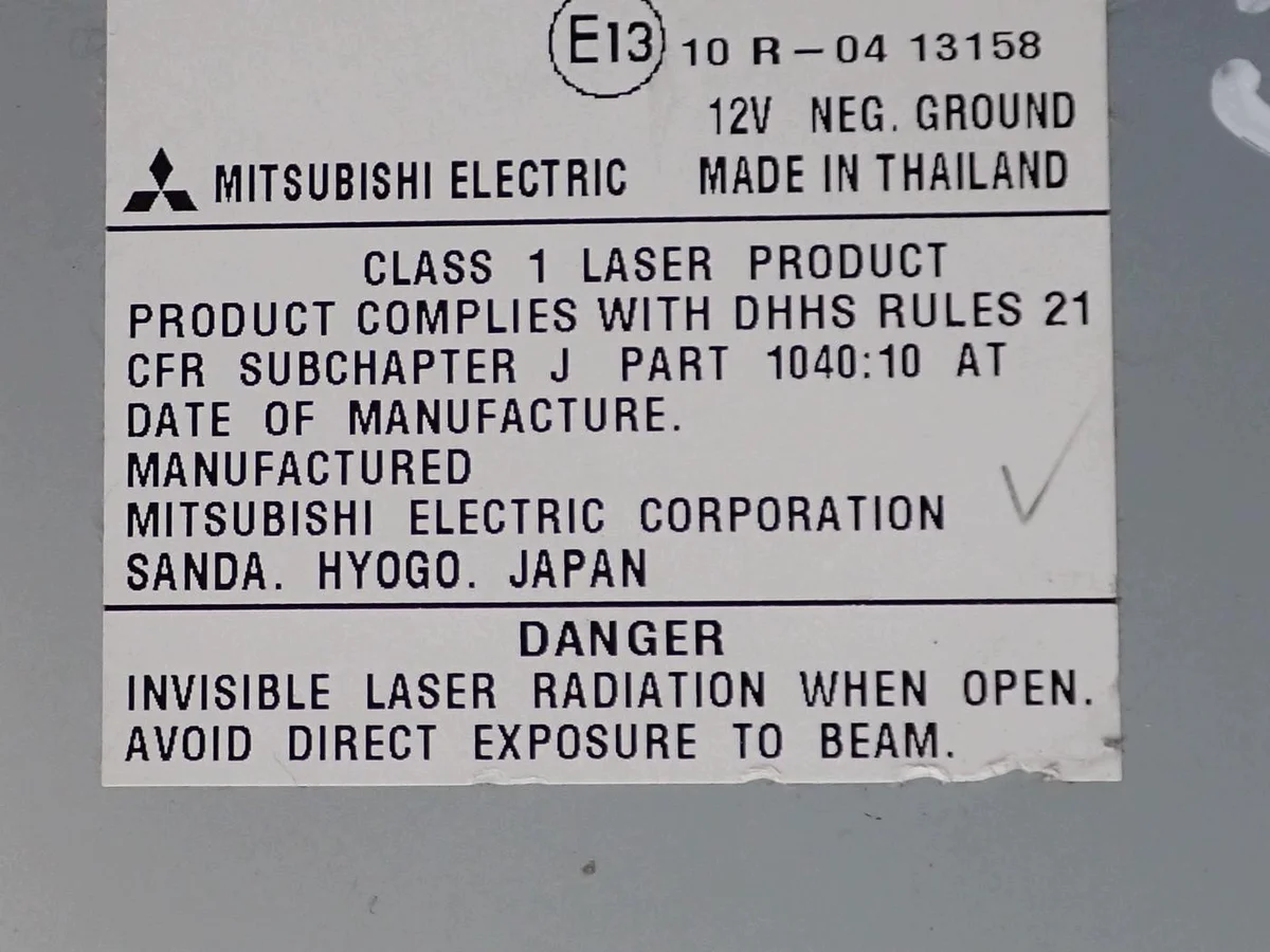 Radio CD Mitsubishi ASX 8701A626 Usado image 6