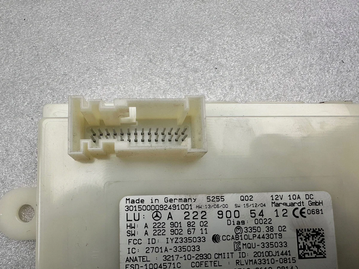 Mercedes S C217 Sleutelloos Start Module A2229005412