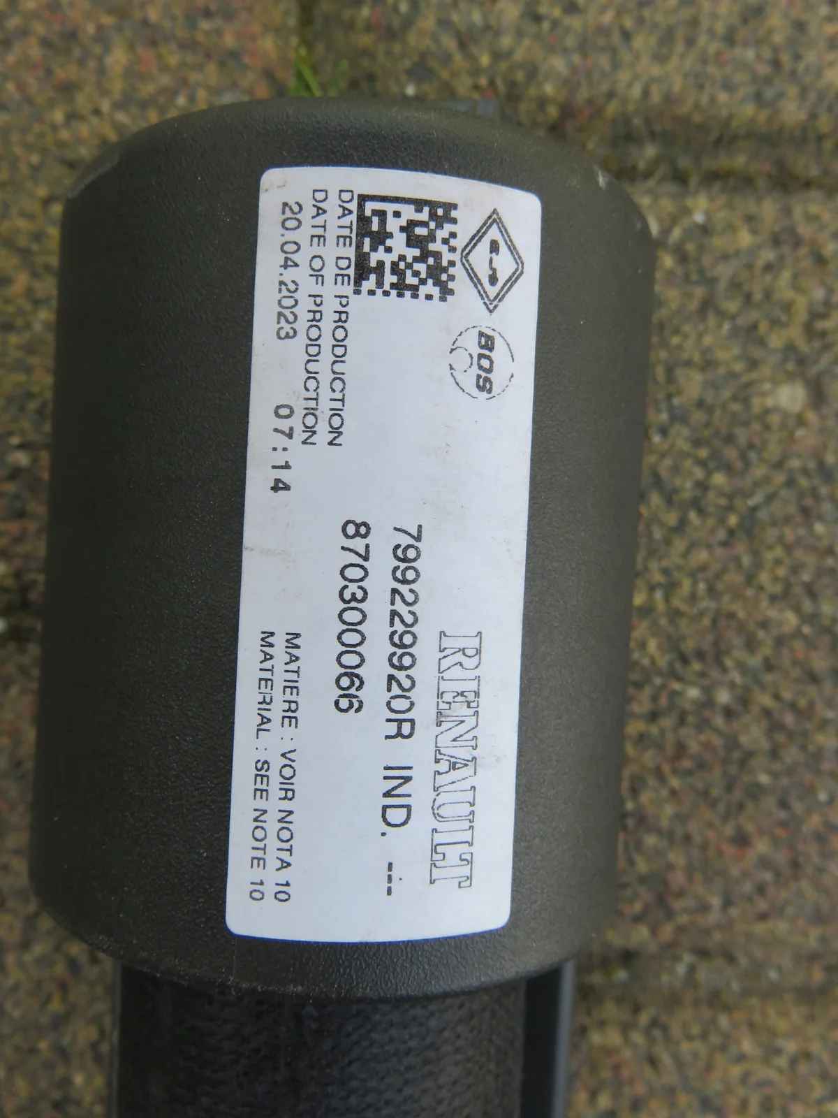 Dacia Jogger cache-bagages noir 870300066 image 4