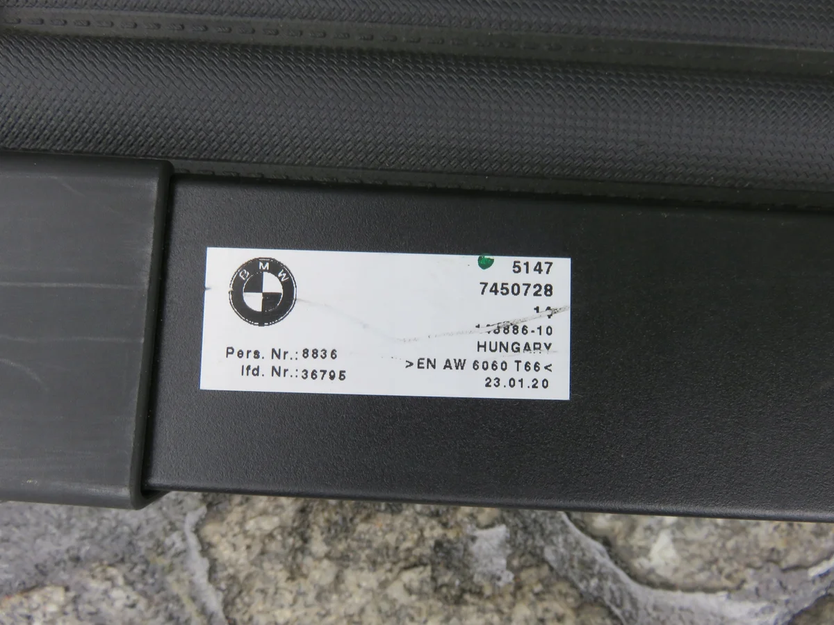 Bagagerumsmatta nät svart BMW OE 7450728 image 4