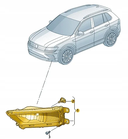 Farol Esquerdo VW Tiguan II 5NA941699A image 5