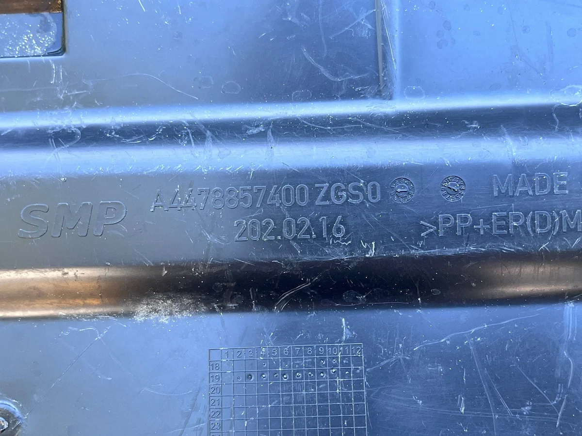 Unterfahrschutz Stoßfänger vorne Mercedes V Vito W447 image 3