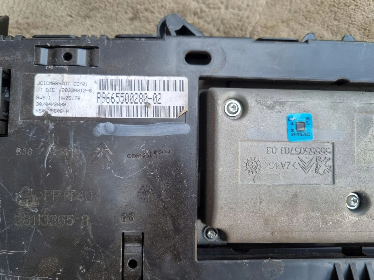 Compteur Citroen C4 Picasso I 9665500280 image 3