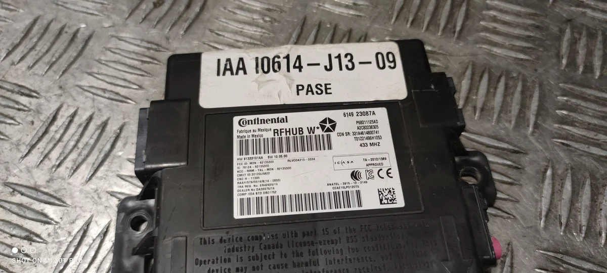 Jeep Grand Cherokee Control Unit 68211125