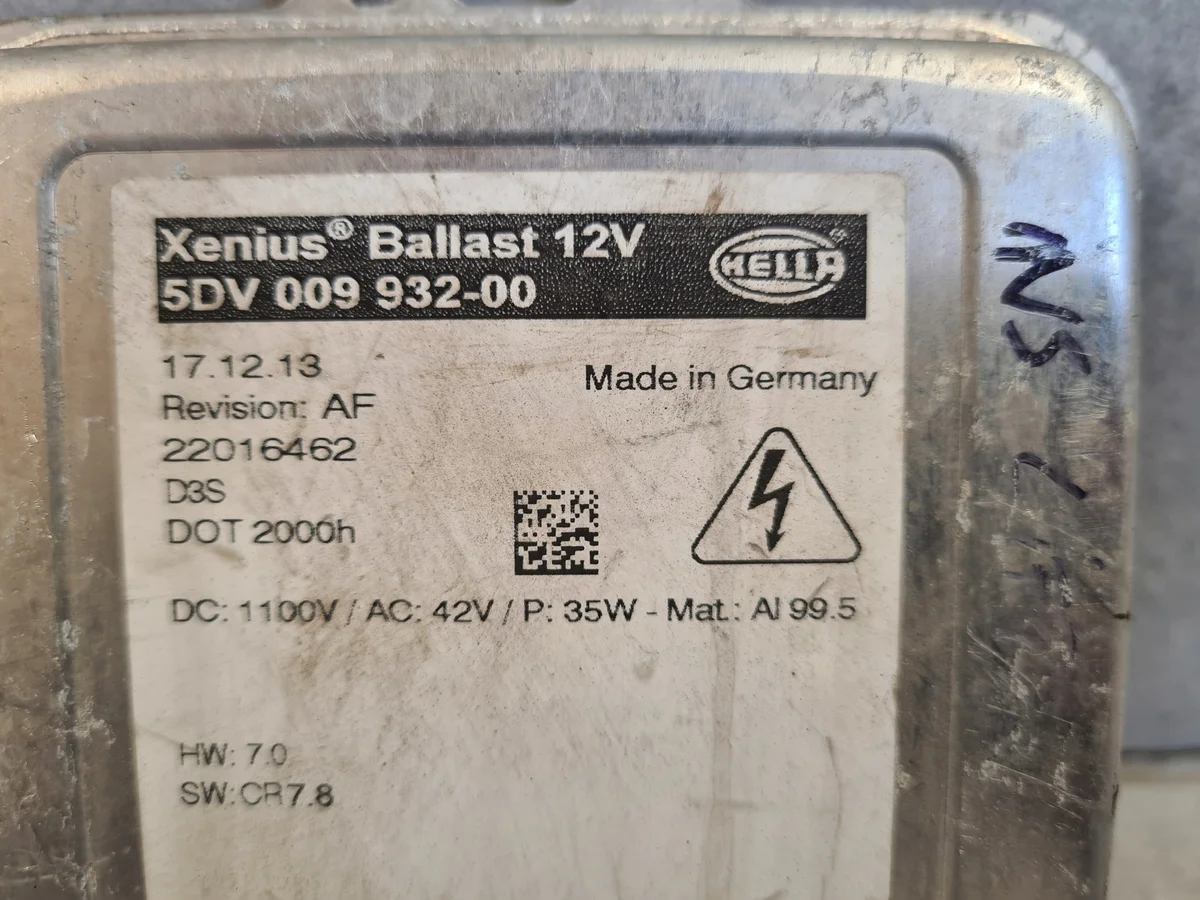 Módulo Xenon Bixenon Opel Insignia A Lift 5DV009932-00 image 4