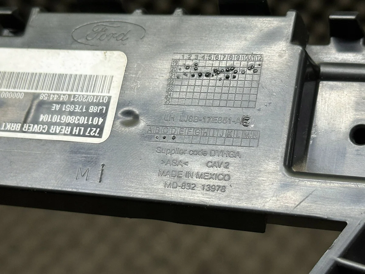 Ford Mustang Mach-E Bumper Corner Bracket LJ8B17E851AEVAR image 6