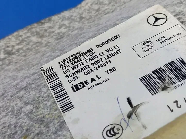 MERCEDES CLS W218 Golvmatta Vänster Fram