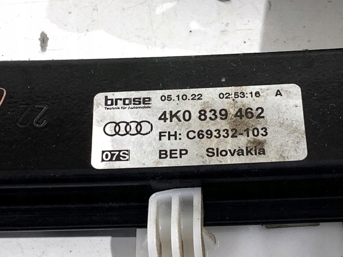 Fönsterhissmekanism Audi A6 C8 RS6 Bak Höger image 5
