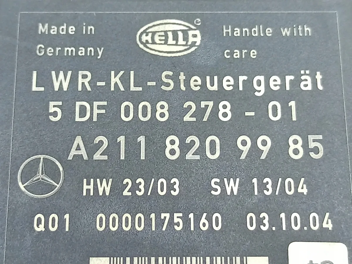 Rele Mercedes-Benz E (W211) A2118209985
