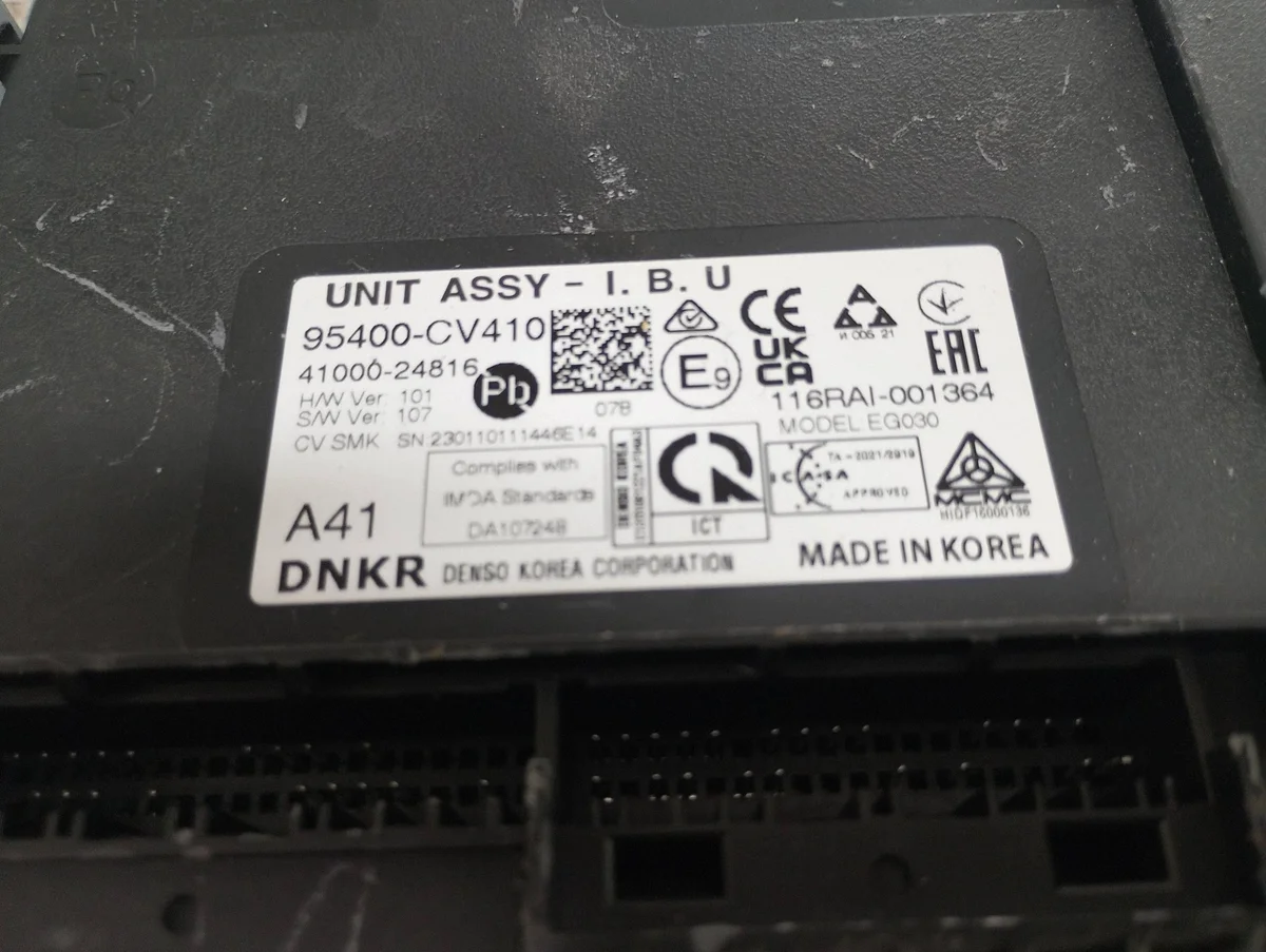 Module de commande KIA EV6 95400-CV410 image 3