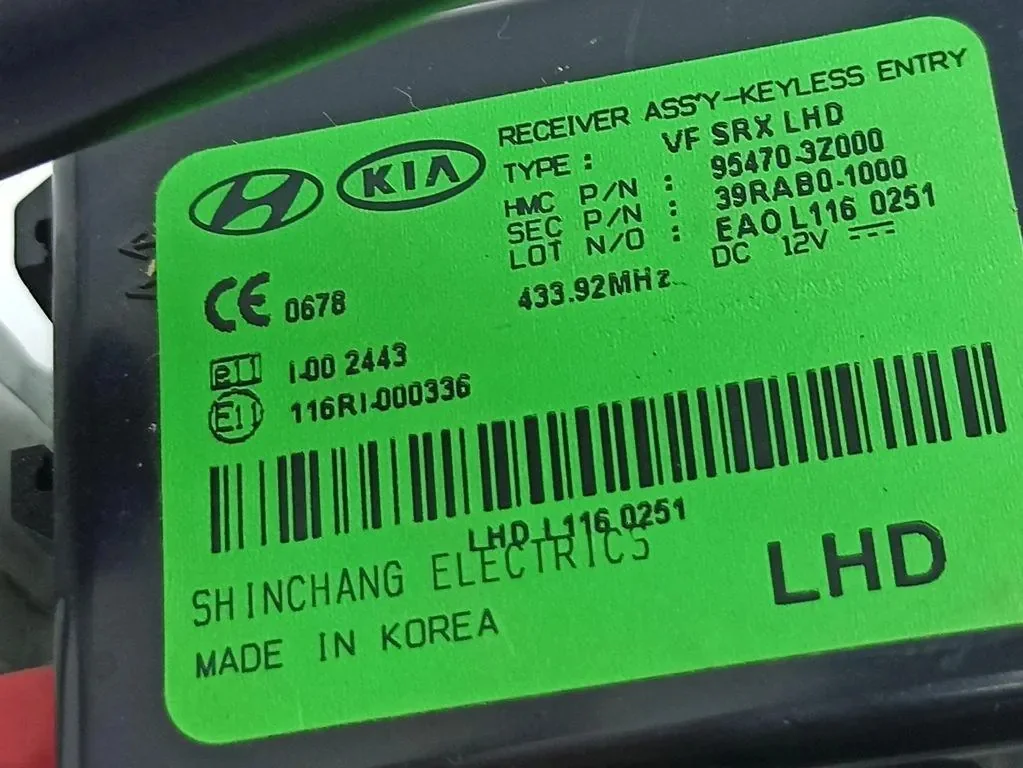 Unité de commande HYUNDAI I40 CW 954703Z000