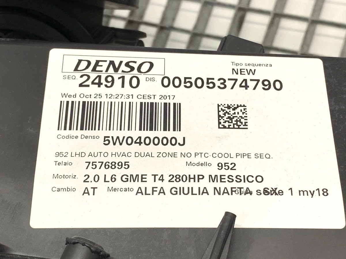 Heizung Kombi Alfa Romeo Giulia Gebraucht image 6