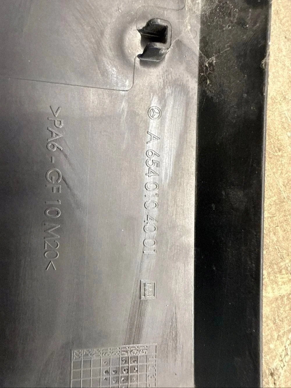Cache moteur Mercedes A6540104001 image 6