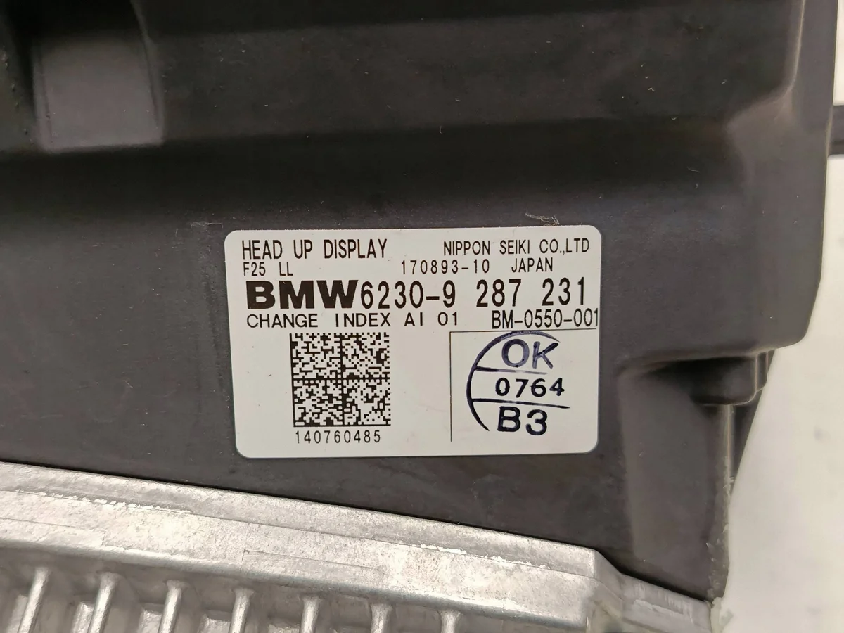 BMW X3 F25 2014 Head Up Display 9287231 image 9