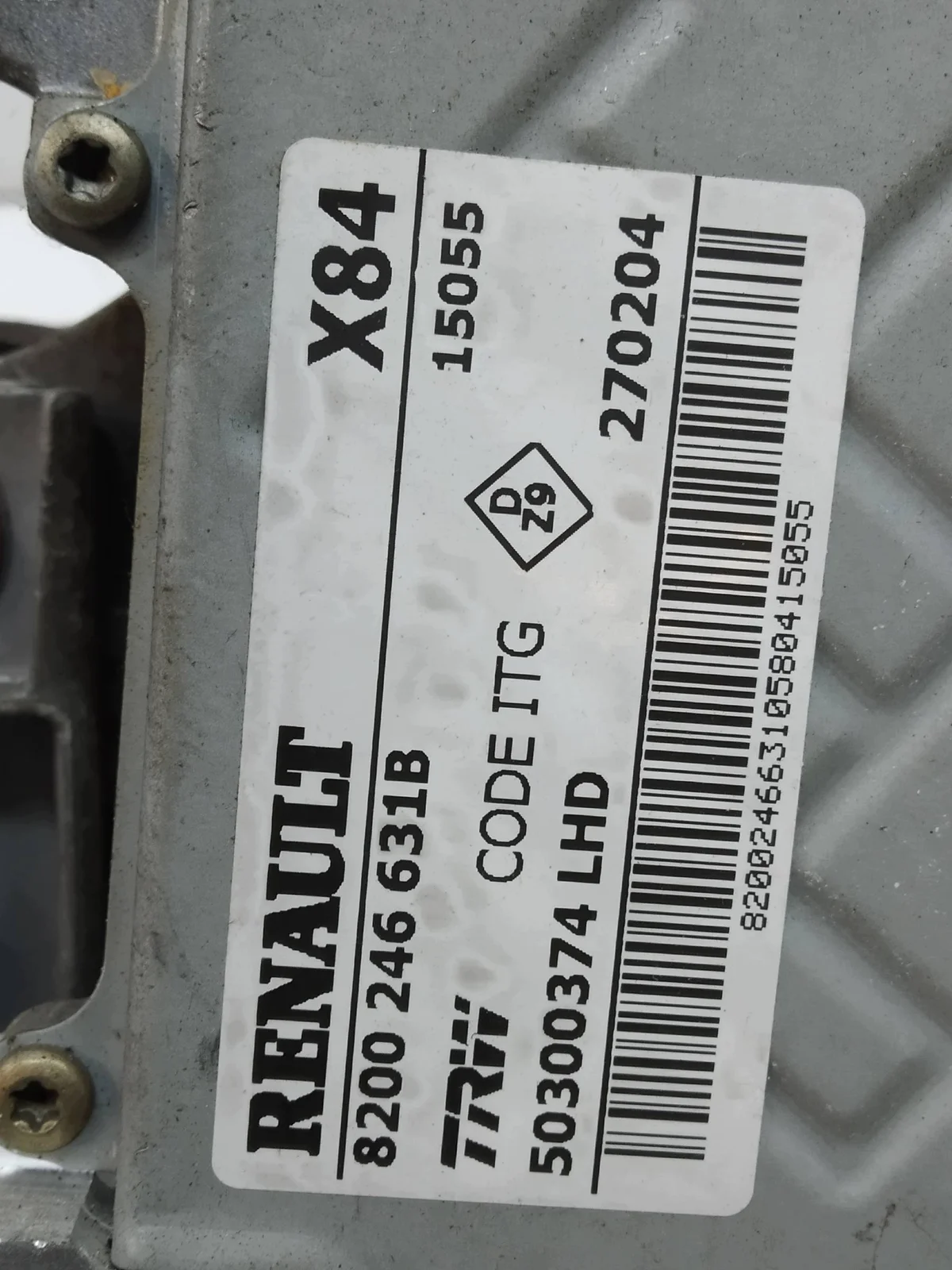 Coluna Direção Elétrica Renault Megane II Usada