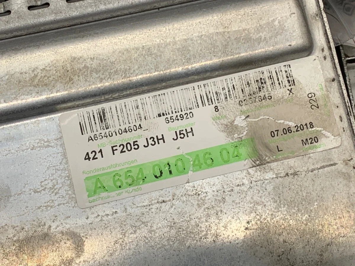 Intercooler Mercedes C-sarja A6540104604 image 3