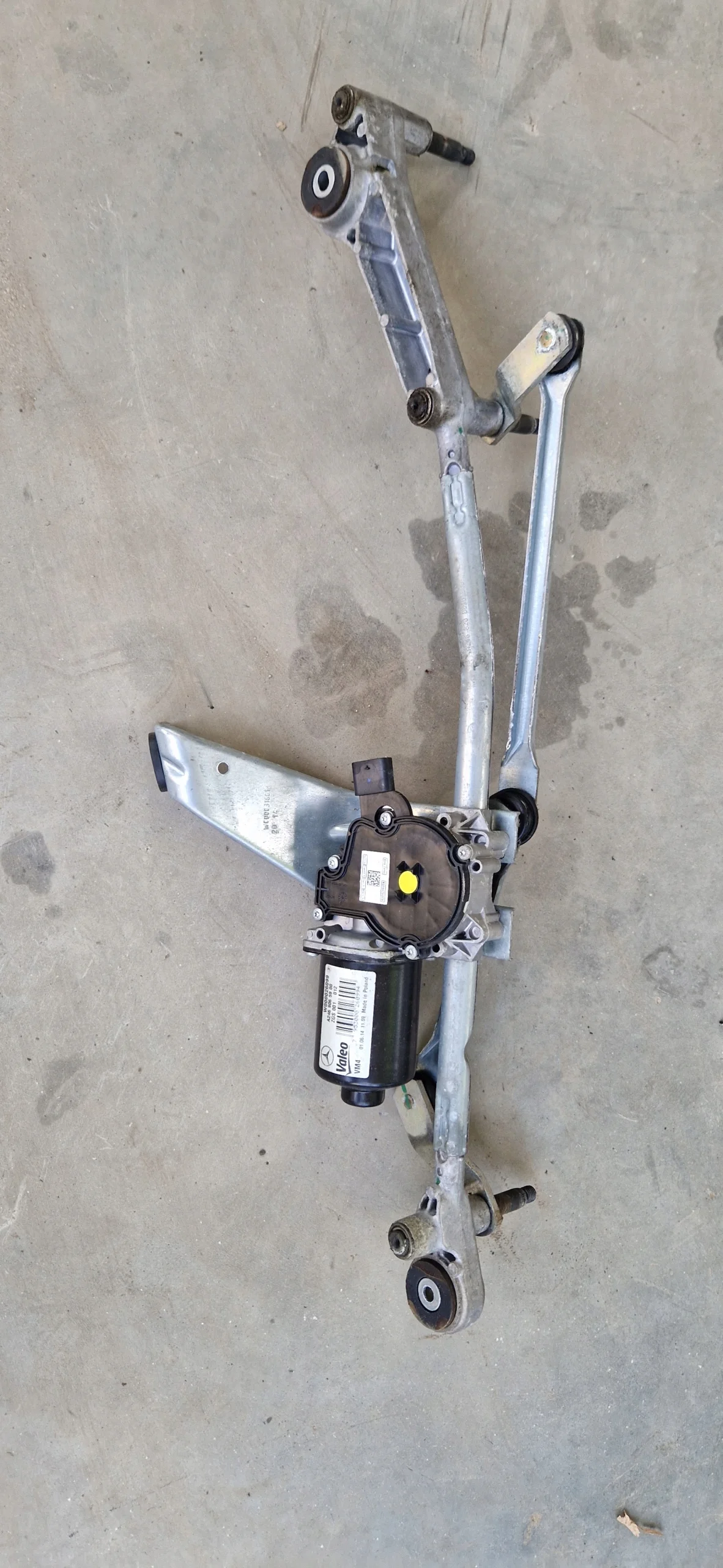 Mercedes W246 Pyyhinmekanismi A24690665900