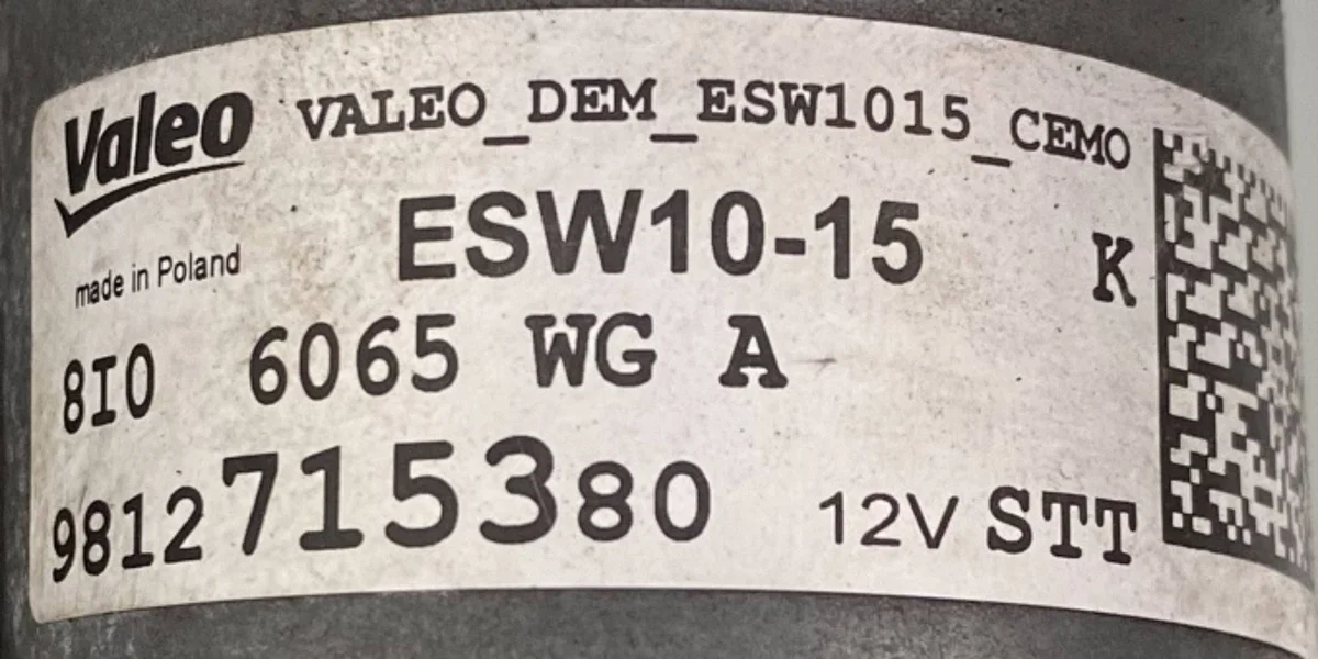 Opel Corsa F Anlasser ESW1015 gebraucht