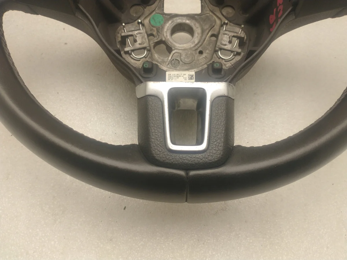 Lenkrad Leder VW Polo 6R 09-14r OEM 6R0419091Q image 3