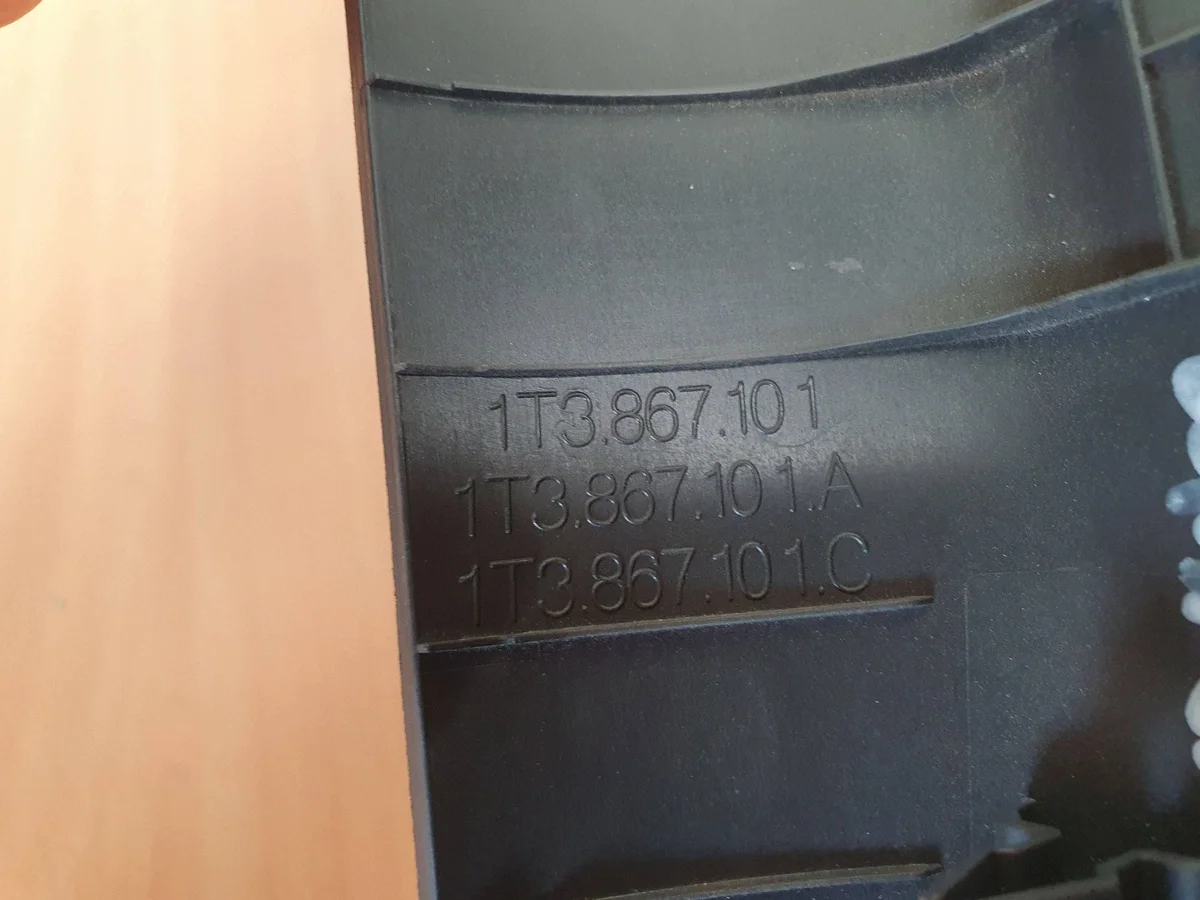 VW ID. Buzz Pillar Trim Right Left 1T3867101 image 6
