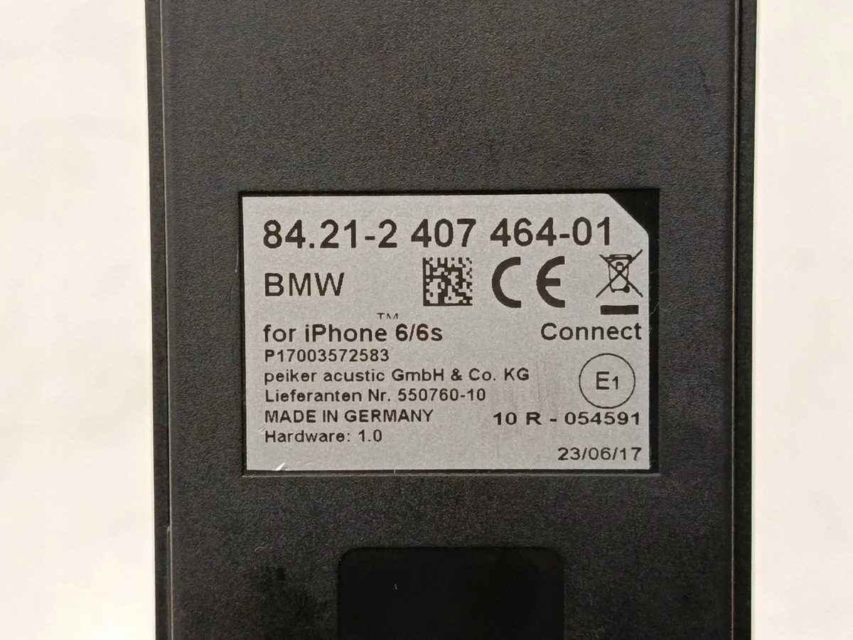 Commande téléphone BMW 5 F10 F11 2407464 image 8