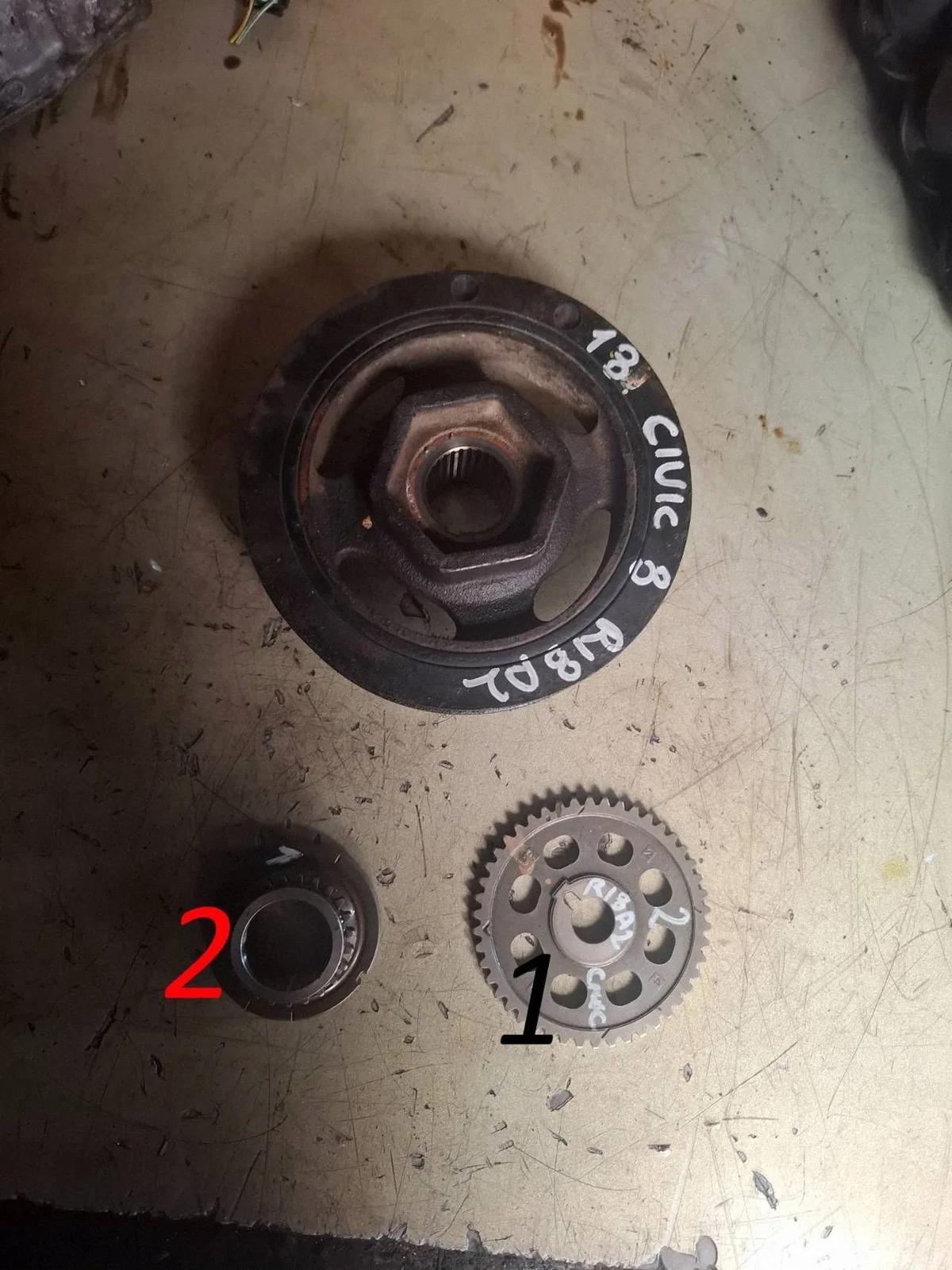 Roue dentée Arbre à cames Honda Civic VIII R18A2