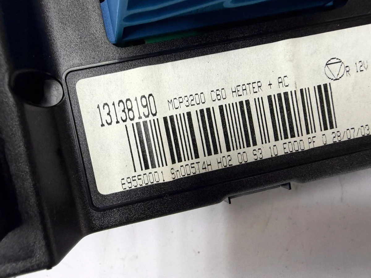 Opel Vectra C 2005 Sterowniki 13138190 image 3