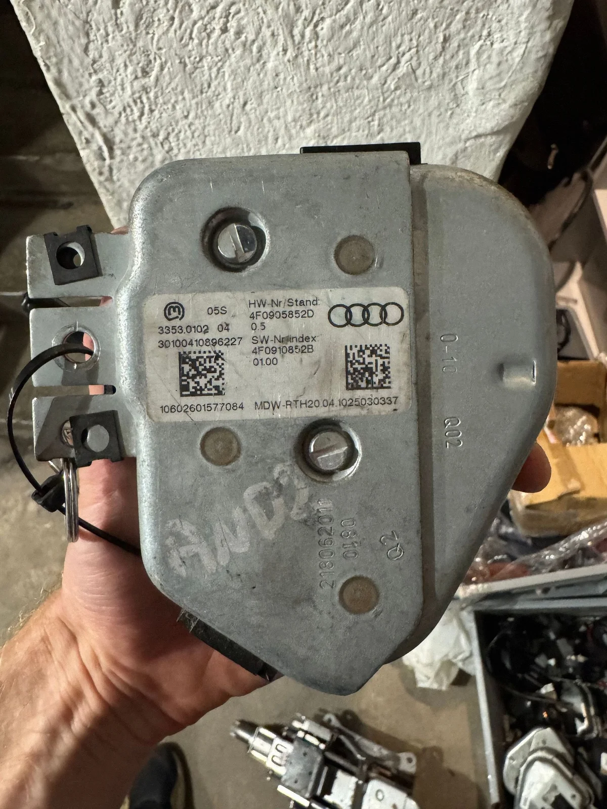 Blocco piantone sterzo Audi A6 S6 C6 4F OE
