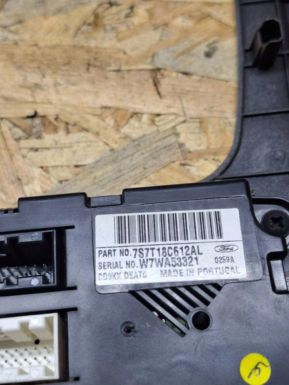 Panneau de climatisation Ford Mondeo MK IV 7S7T18C612AL image 8