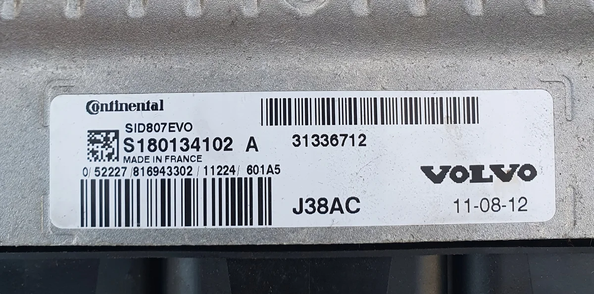 Engine Control Module S180134102A Volvo V60 S60