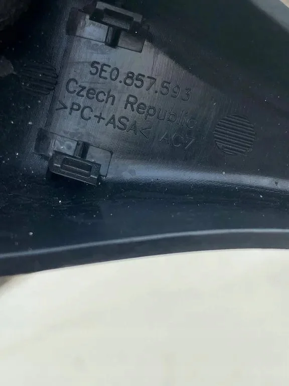 Espelho Retrovisor Skoda Octavia Mk3 5E0857593 image 3