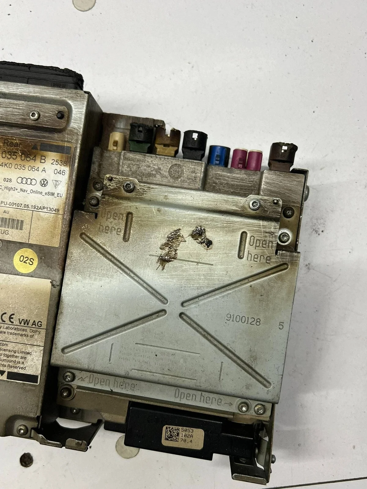 Moldura Multimídia Audi A6 S6 C8 4K0035064B