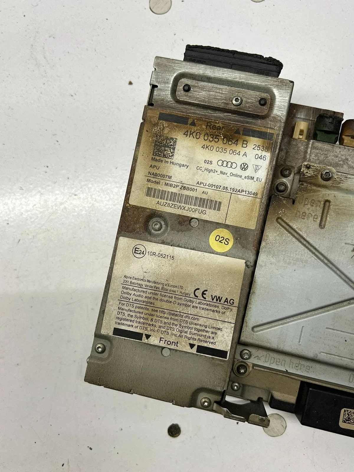 Moldura Multimídia Audi A6 S6 C8 4K0035064B image 3