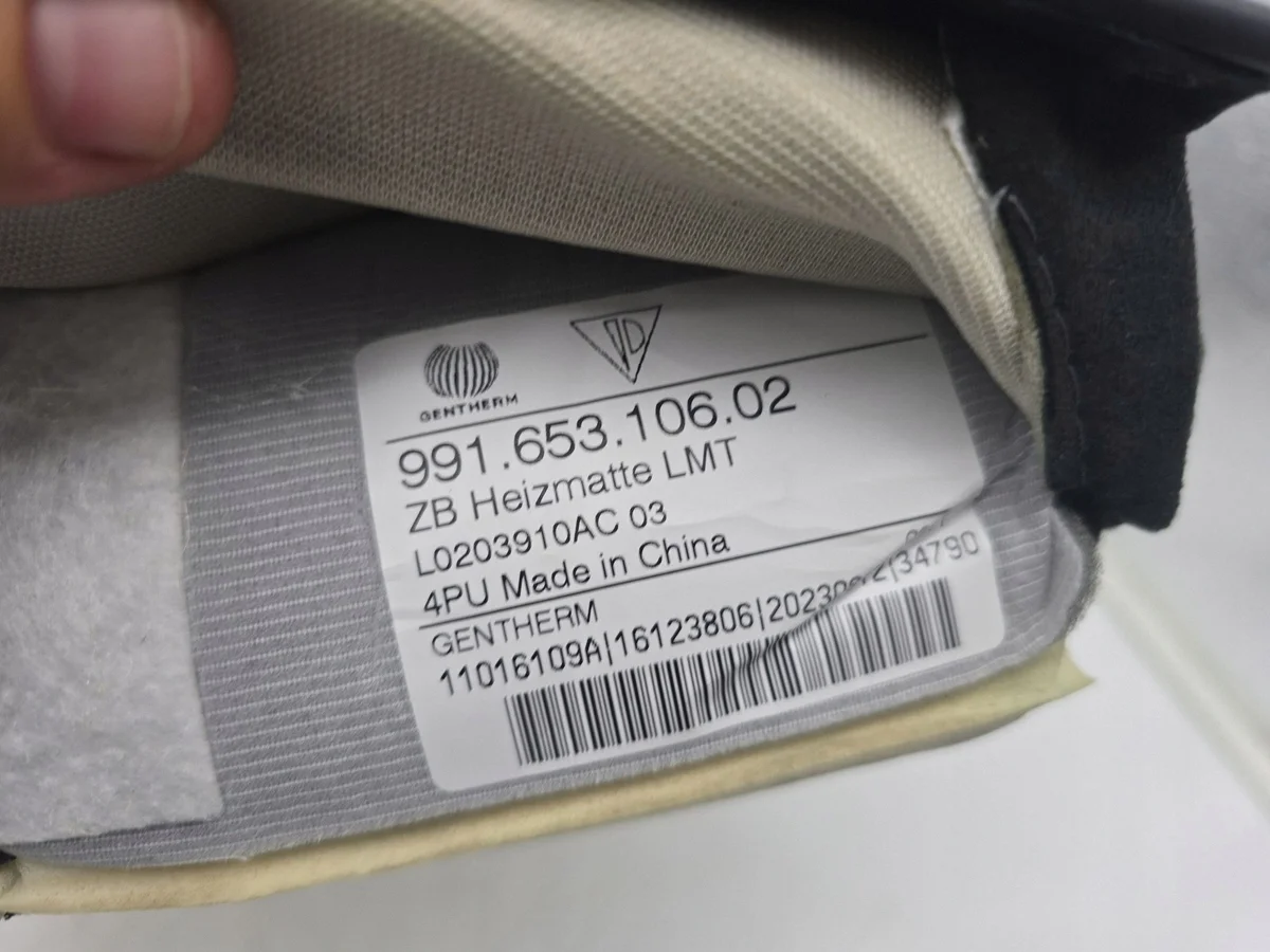 Plastique siège Porsche 718 Cayman 982 991653106 image 9