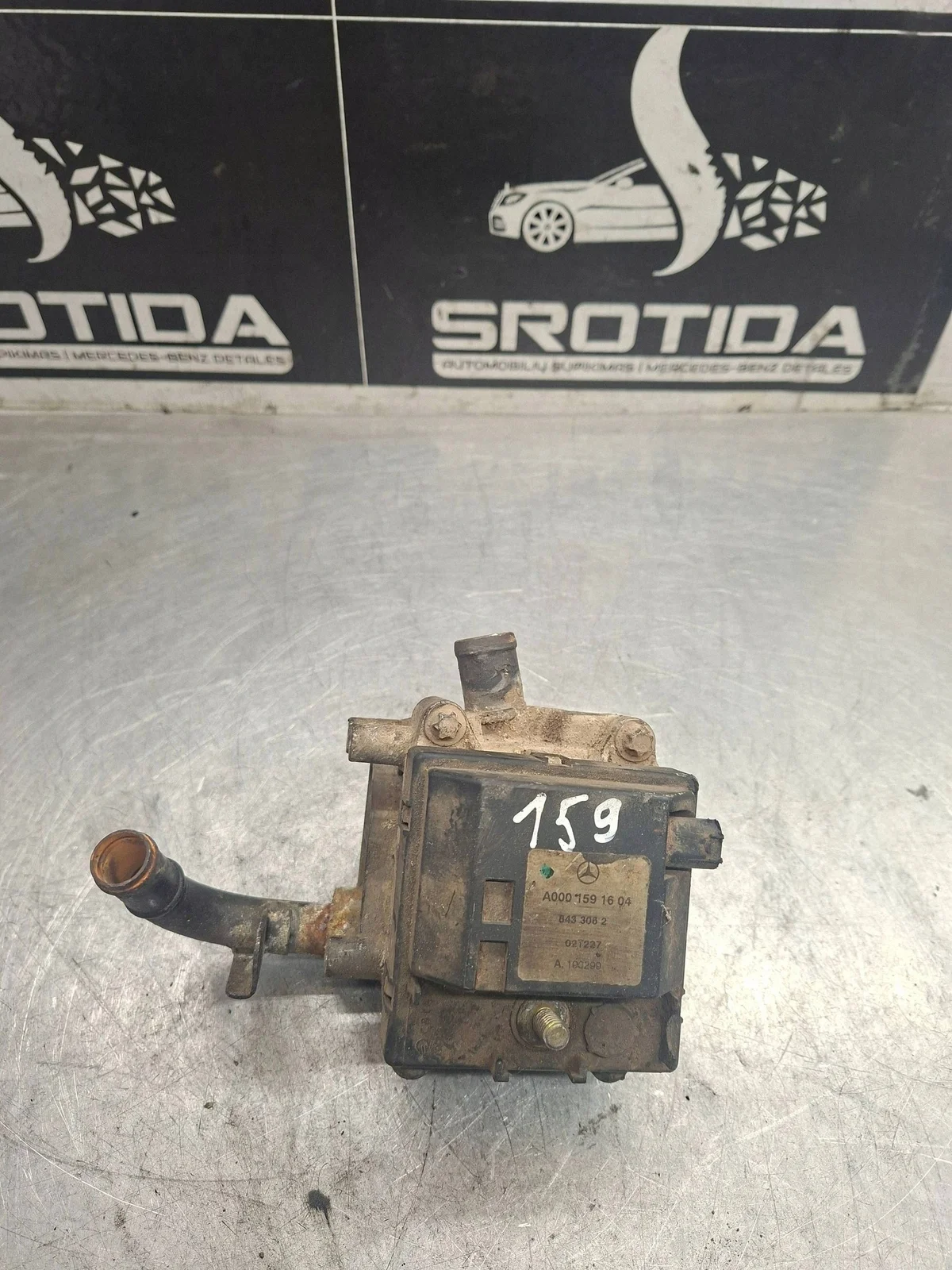 Chauffage liquide refroidissement Mercedes S W220 A0001591604