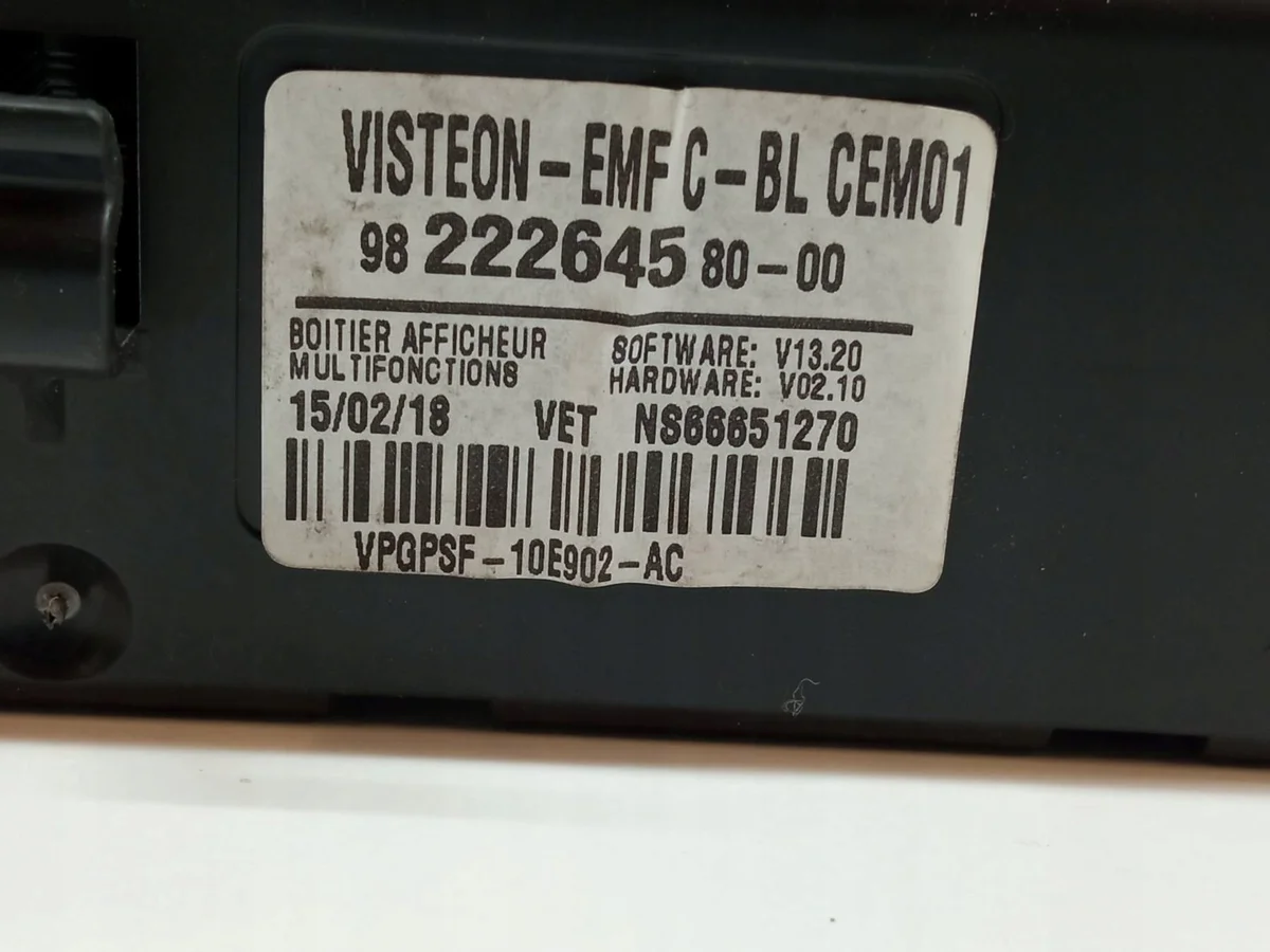 Display Toyota ProAce II (2016-) 9822264580 image 5