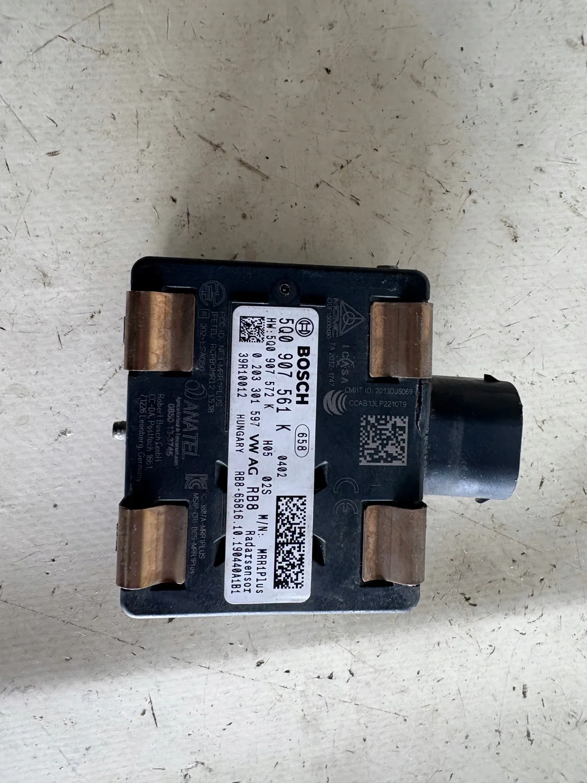 Sensor Radar ACC Distronic 5Q0907572K