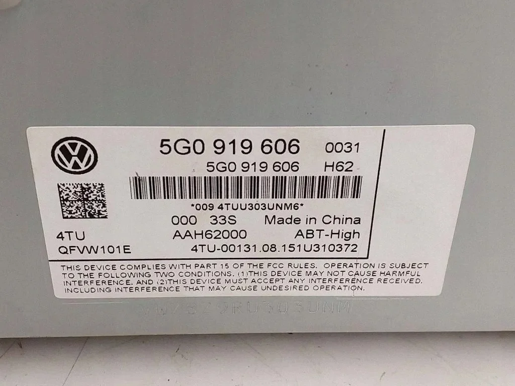 Pantalla Navegación VW Golf VII 5G0919606 Usada image 5