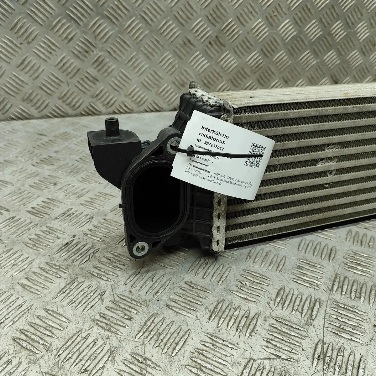 Intercooler Honda Civic X Hatchback Usado image 5