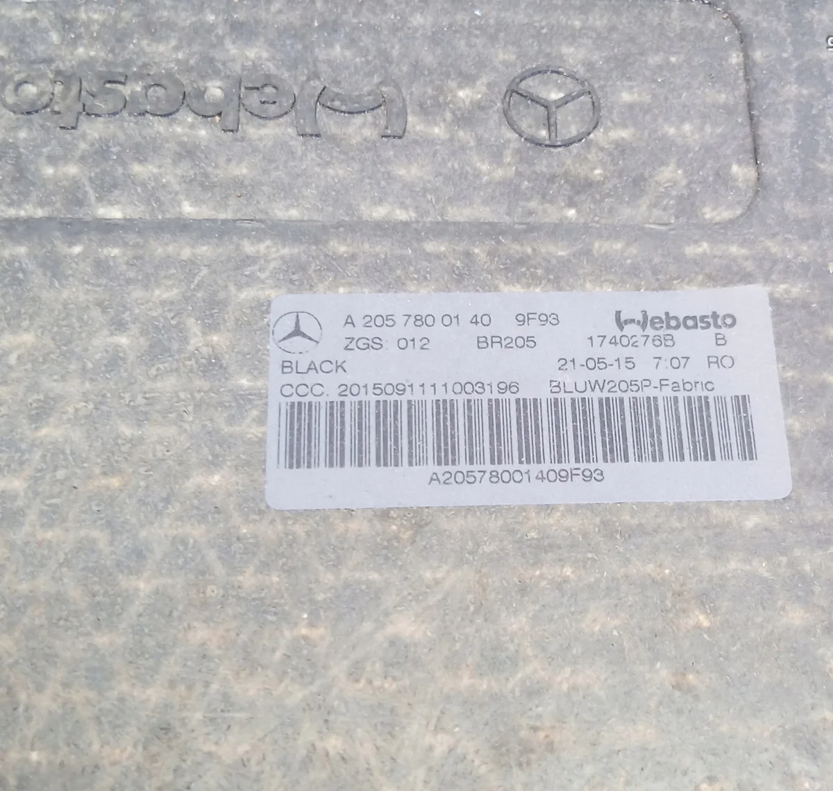 MERCEDES Classe C W205 2018 Toit Ouvrant image 5